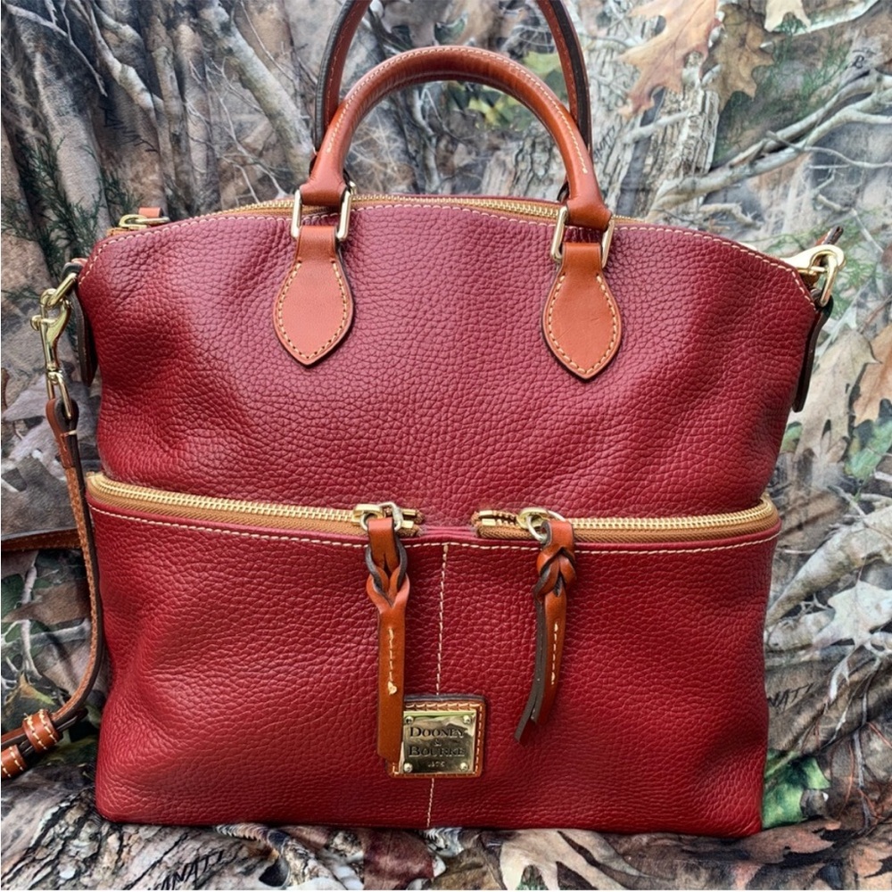 Dooney & Bourke Dillon Cranberry Red Bag with Red Interior